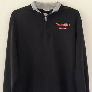 IZOD Teakwoods Black Pullover Sweater Size XXL